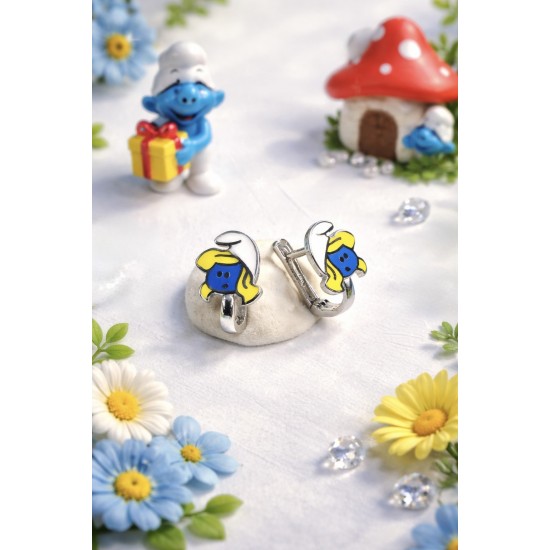 Zarif ve Eğlenceli Şirinler Küpeler