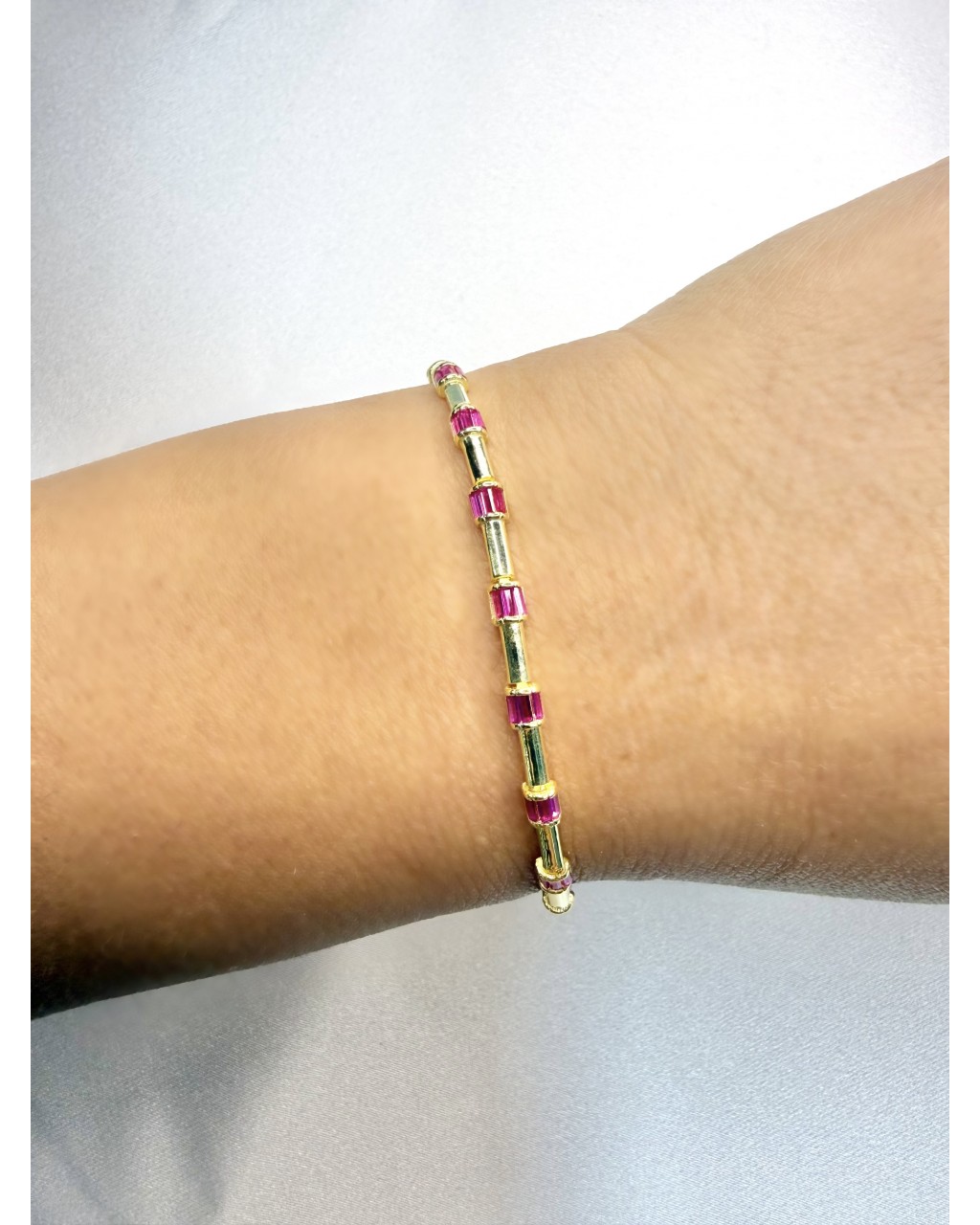 Pembe Taşlı Bileklik Pembe Taşlı Bileklik