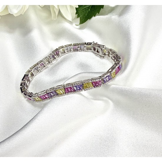 Renkli Parıltı Bileklik: Şık ve Canlı Tasarım