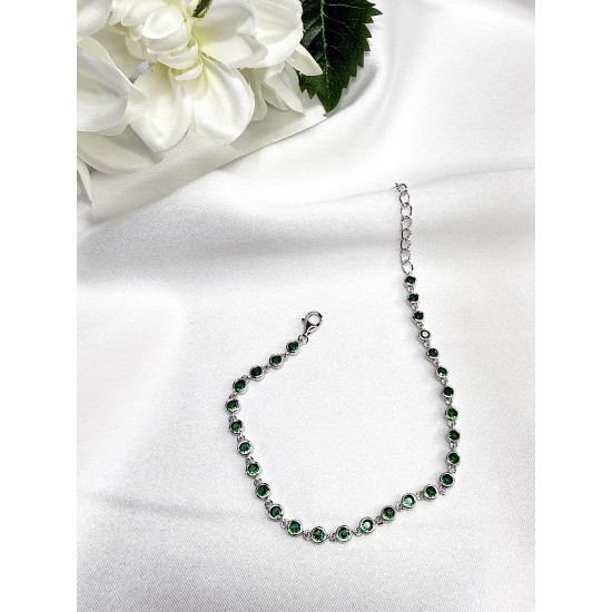 Yeşil Taşlı Bileklik – Şık ve Doğal Takılar