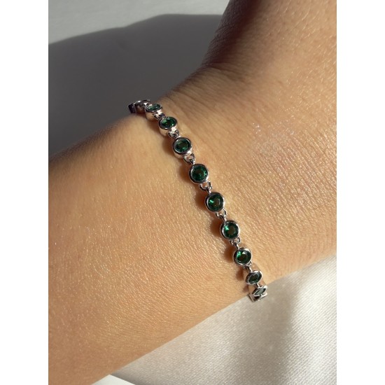 Yeşil Taşlı Bileklik – Şık ve Doğal Takılar