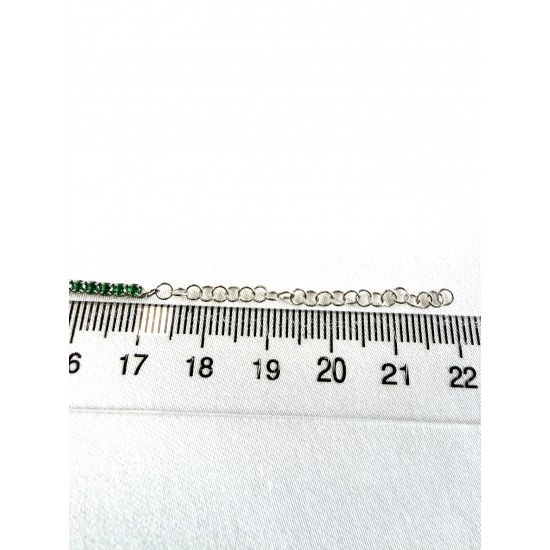 Yeşil Taşlı Su Yolu Bileklik