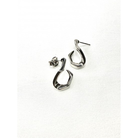 El Yapımı Asimetrik Küpe