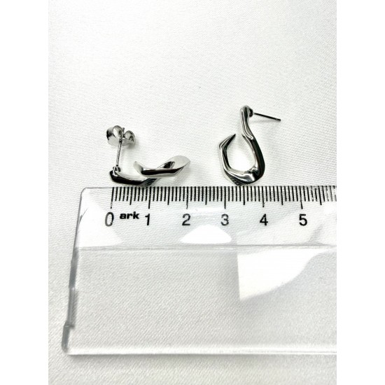 El Yapımı Asimetrik Küpe