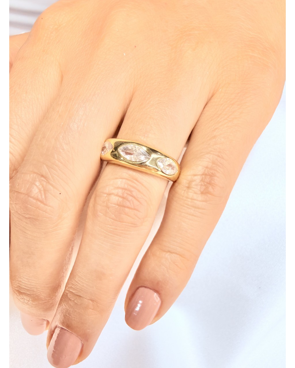 Markiz Kesim Bombeli Yüzük