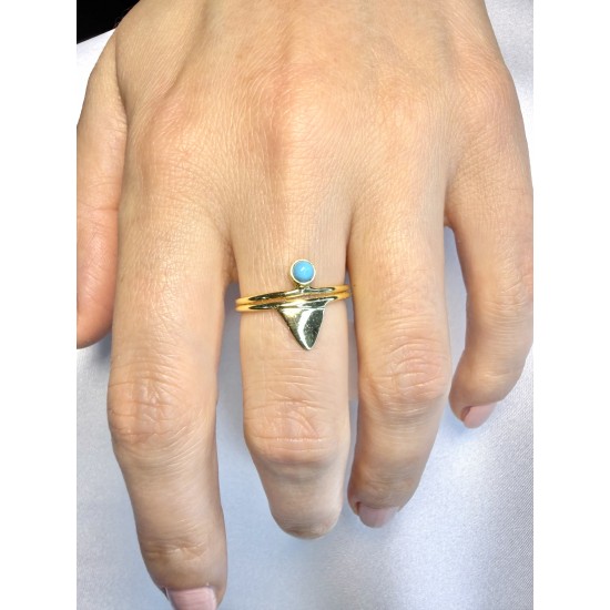 Turkuaz Yelken Yüzük – Özel Tasarım ve Şık Takılar