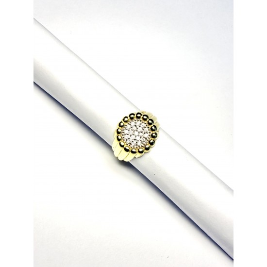 Güneş Madolyonu Yüzük: Zarif ve Parlak Tasarım