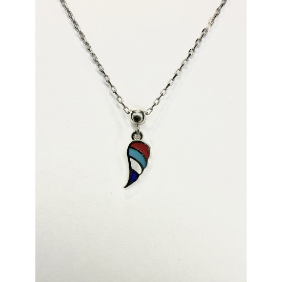 Renkli Kanat Kolye – Özgün ve Modern Tasarım