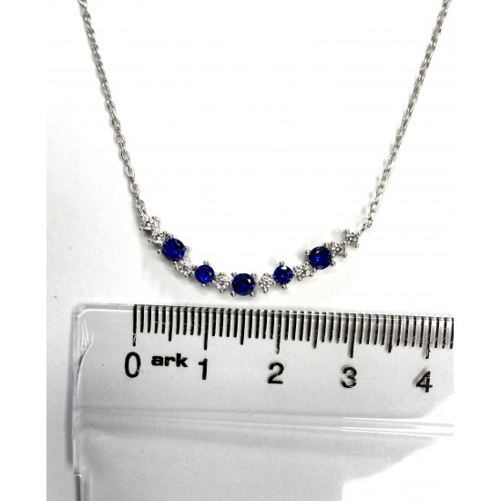 Mavi Doğal Taşlı Kolye Modelleri