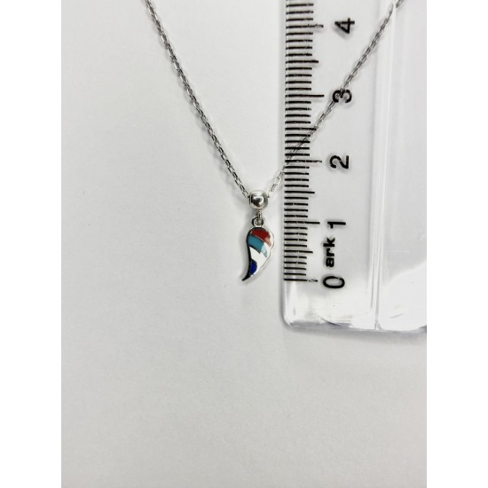 Renkli Kanat Kolye – Özgün ve Modern Tasarım