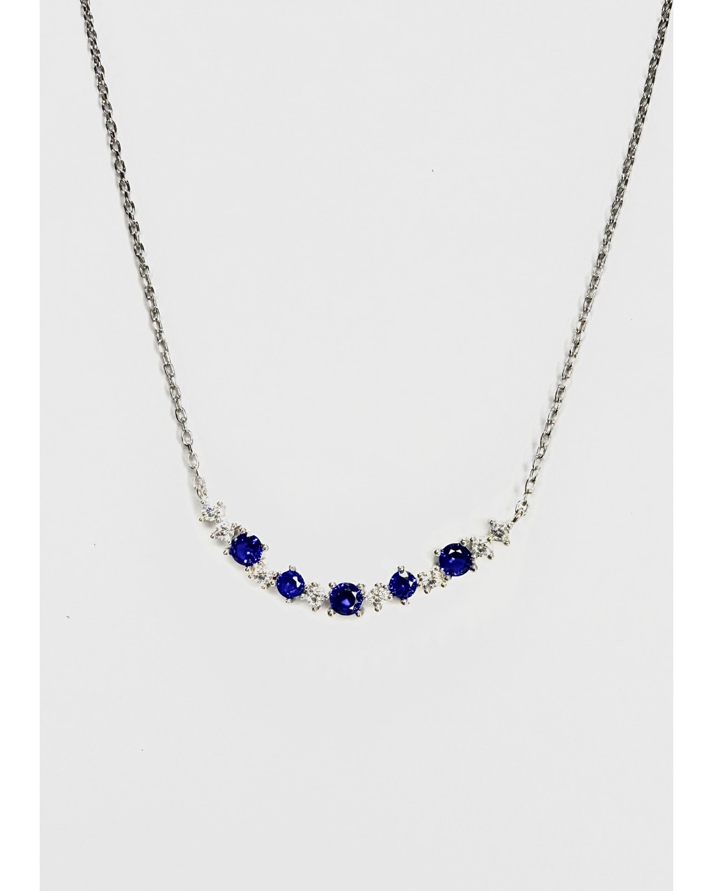 Mavi Doğal Taşlı Kolye