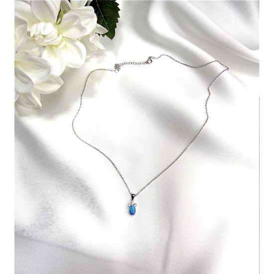 Opal Taşlı Kolye | Modern ve Özel Tasarım Kolye