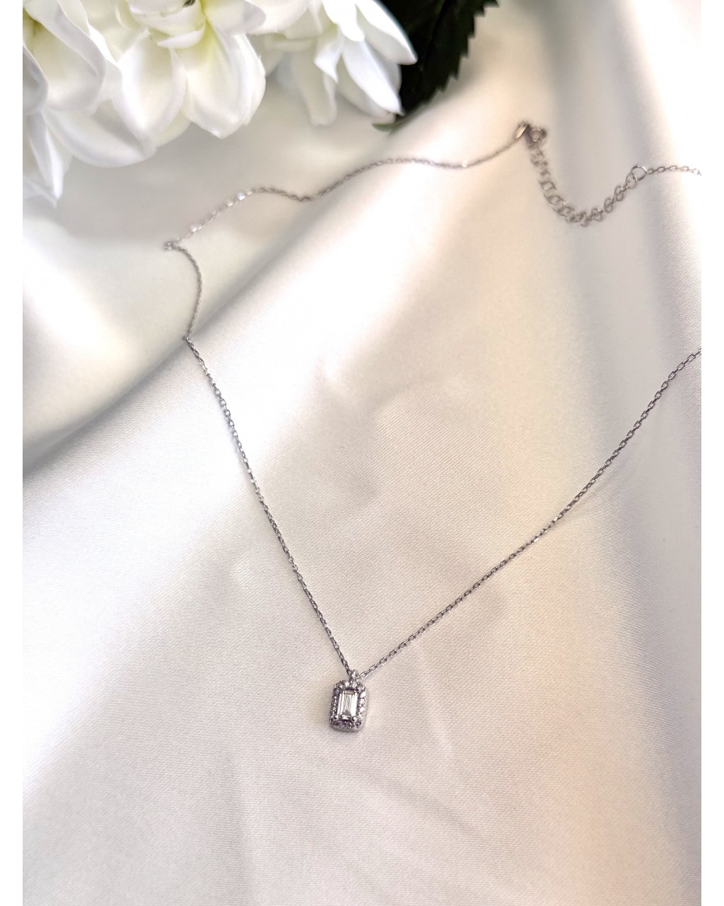 Baget taşlı kolye (S)